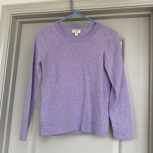 J. Crew Lilac Crew Neck Sweater - Small
